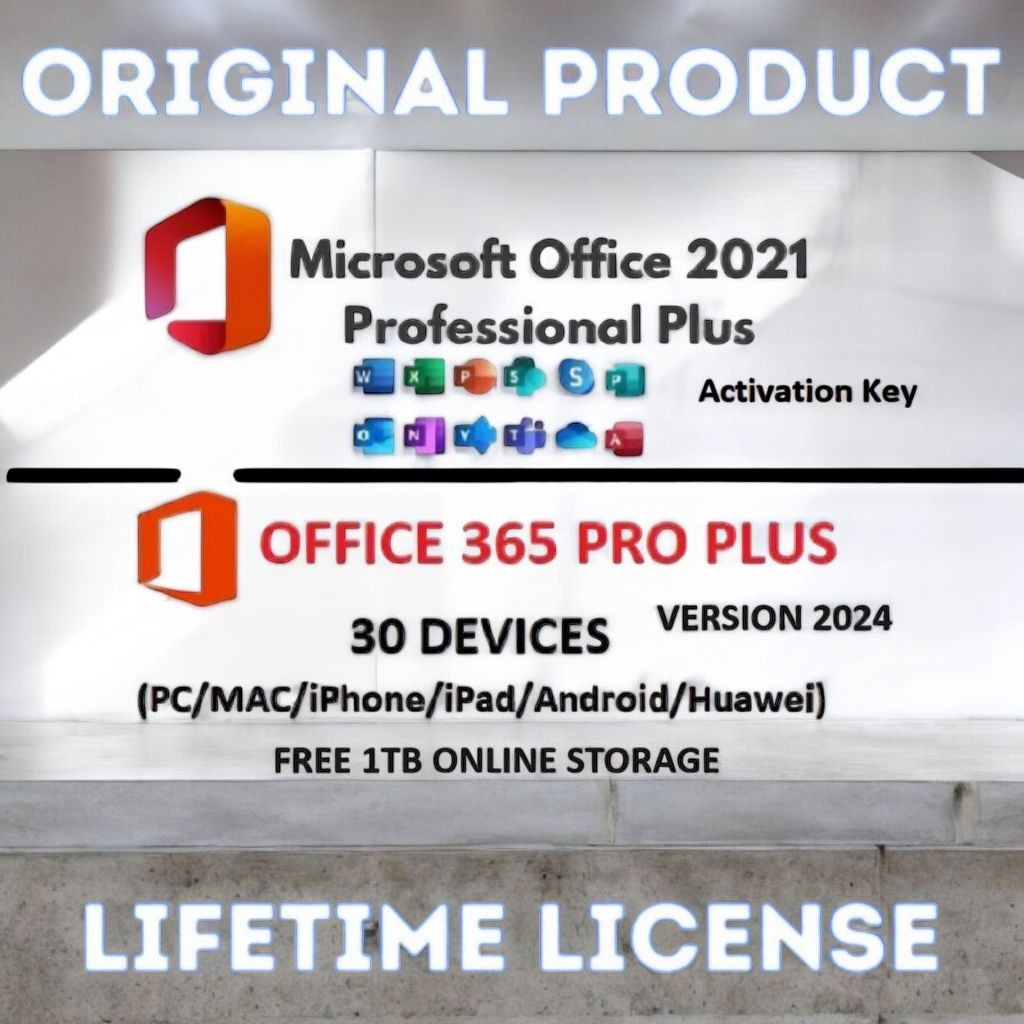 2024 / MICROSOFT OFFICE 36520212019201620132010Professional Plus