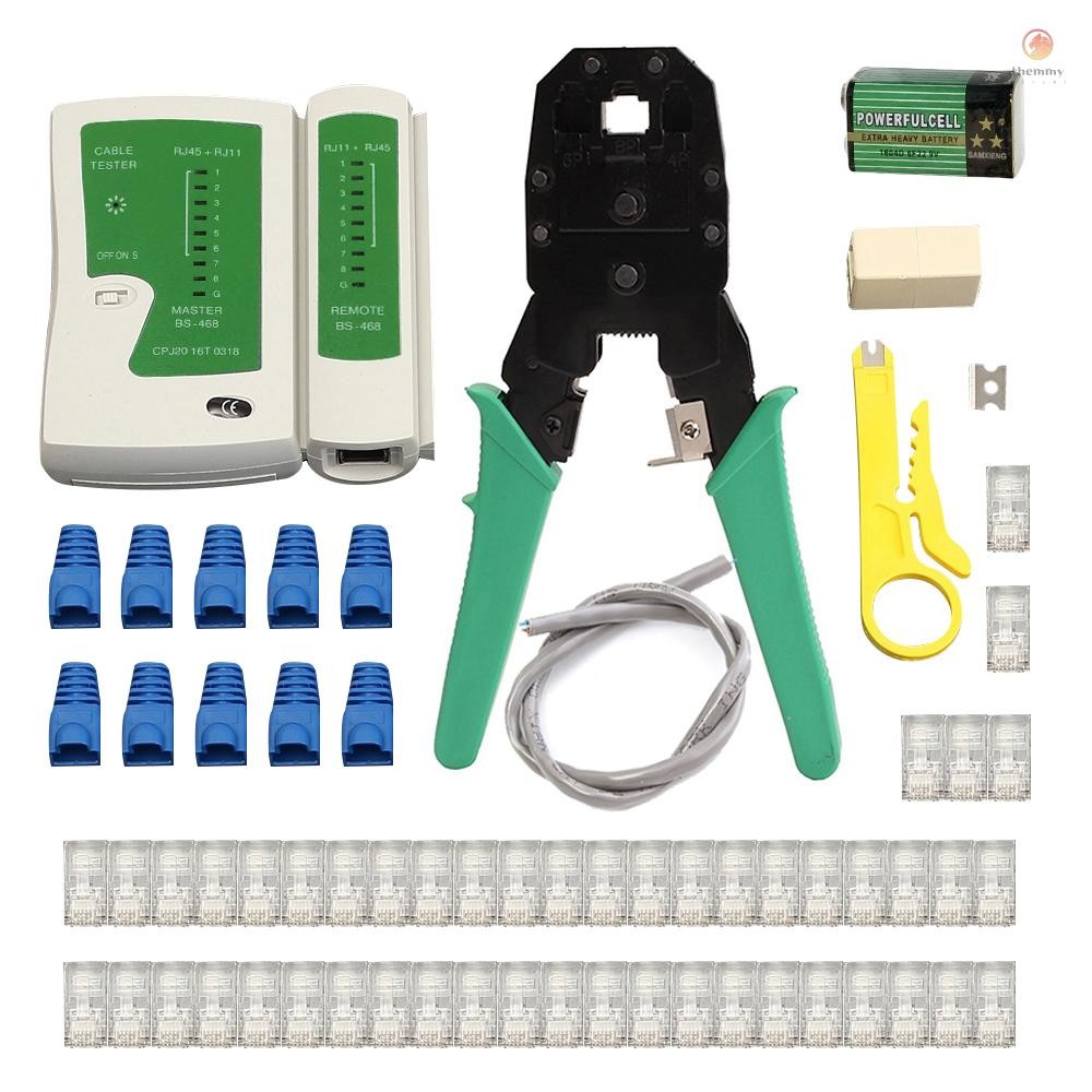 Ethernet LAN Kit Cable Fine Quality Crimper Crimping Tool Wire Stripper ...