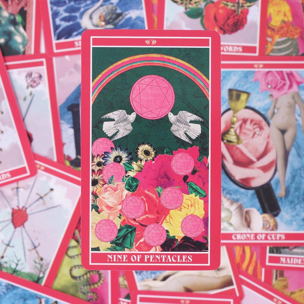 Goddess of Love Tarot Deck Cards Portable 78-Card Mysterious Divination ...