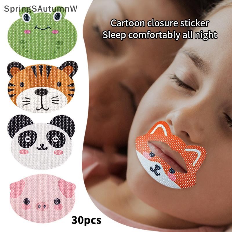 [SpringSAutumnW] 30Pcs/Bag Anti-Snoring Stickers For Children Sleep ...