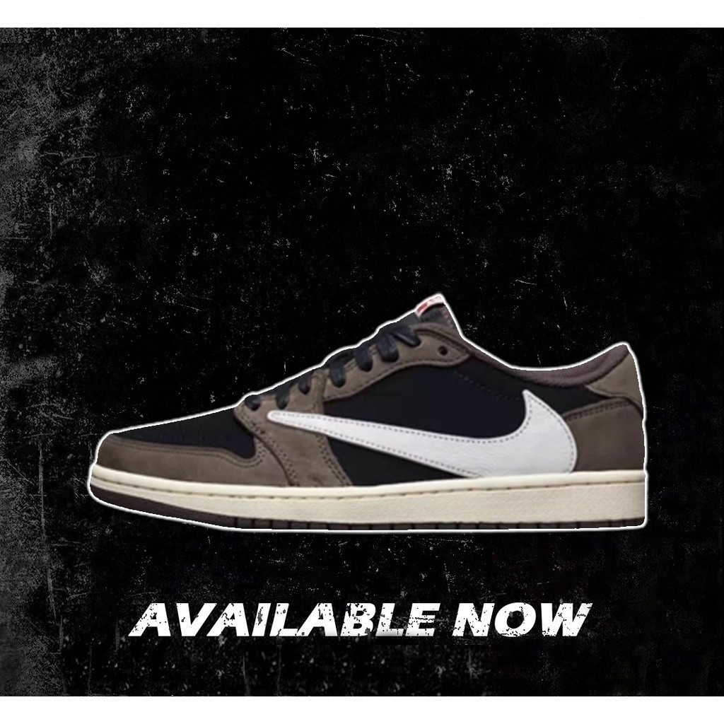 Nike Air Jordan 1 Retro Low OG SP Travis Scott CQ4277 001 (kualiti asal