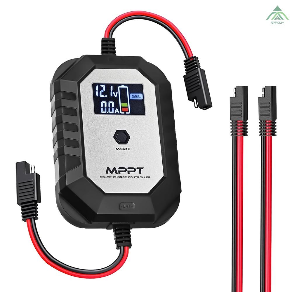 LCD Display 10A Solar Controller Portable Solar Panel Battery Regulator ...