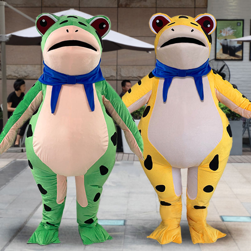 Frog Inflatable Cartoon Costume Wearing Quack Costume Doll Toad Full ...