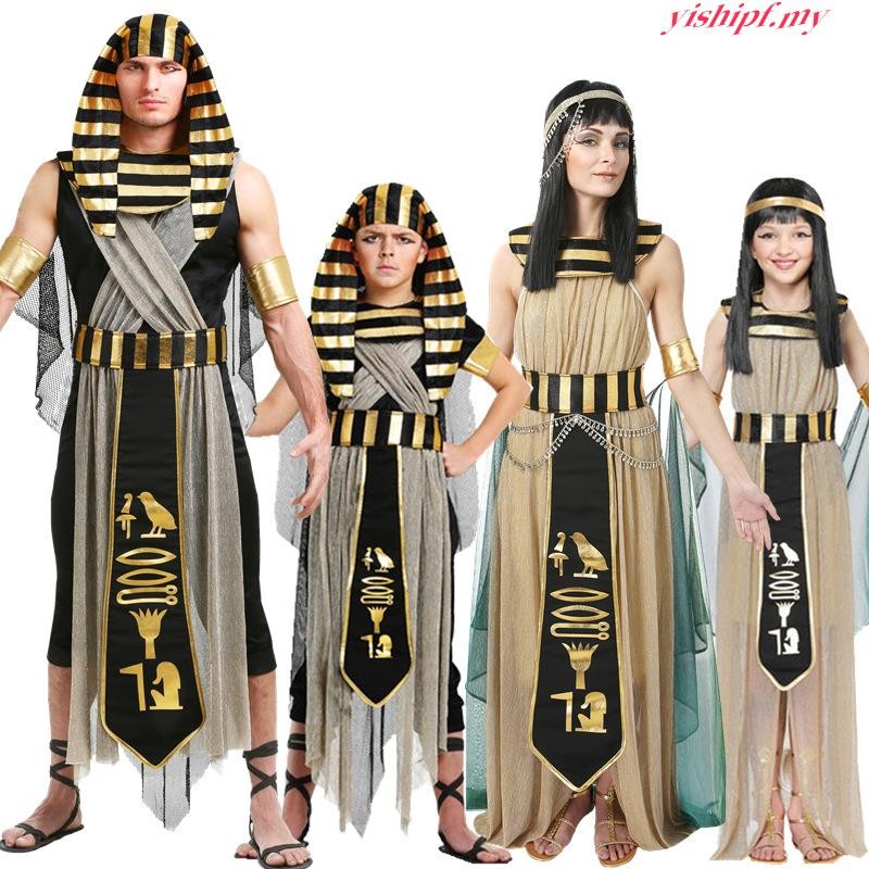 Egyptian Pharaoh Cleopatra Greek Mythology God Goddess Costume ...