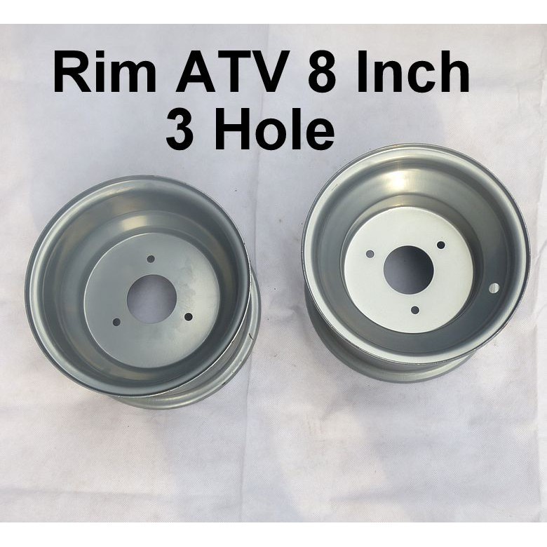 8 Inch 4 Wheel ATV Steel Rim Perumahan Roda Motor 4 Roda Saiz 8 Inci ...