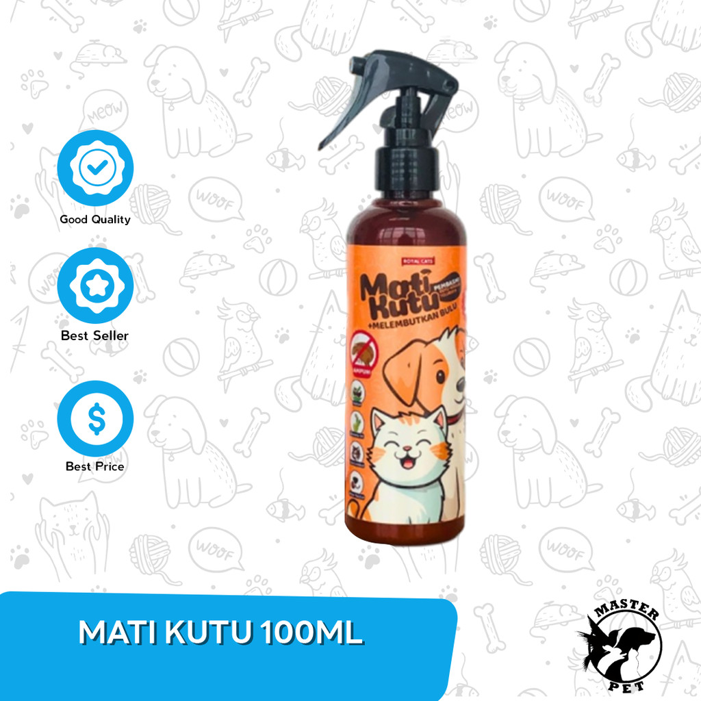 Royal Cats Dead Flea Spray for Cats Dogs Rabbits 100ml | Shopee Malaysia