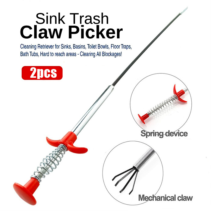 ALAT BUANG SINKI TERSUMBAT/ TANDAS SUMBAT Pipe Drain Clog Remover ...
