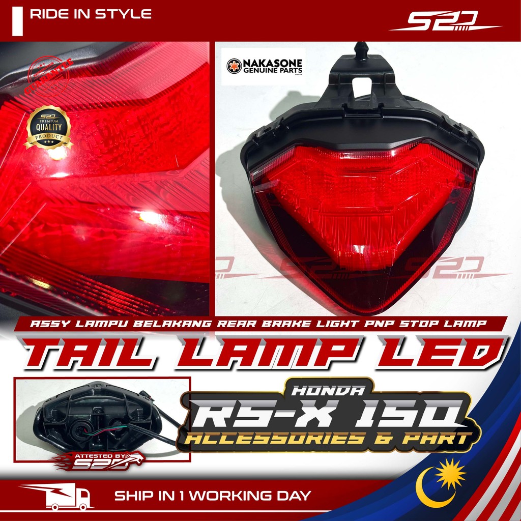 Tail Lamp LED NAKASONE HONDA RS-X 150 RSX WINNER X Assy Lampu Belakang ...