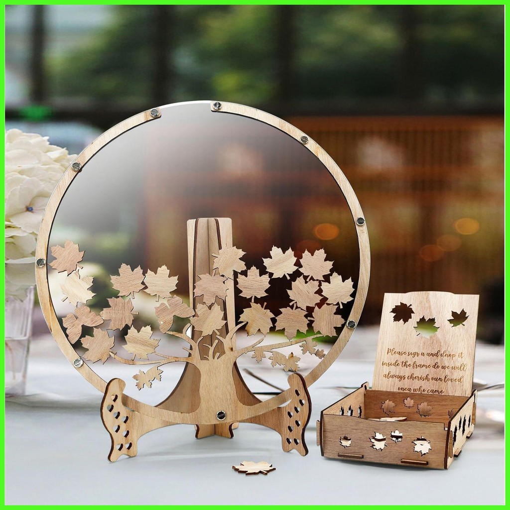 Maple Tree Guest Book Reception Sign in Guest Book Drop Box Guest Book ...