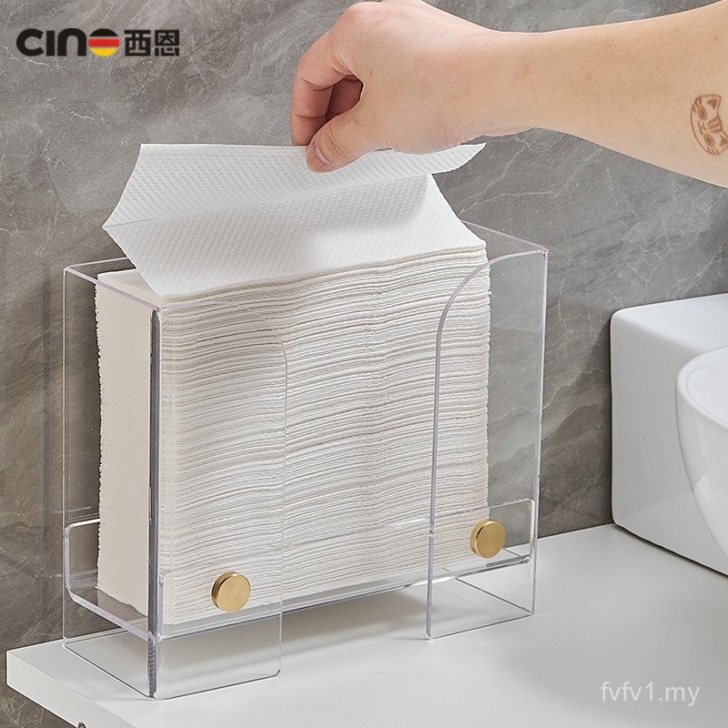 Wholesale Acrylic Countertop Hand Towel Box Kitchen Bathroom Wall ...