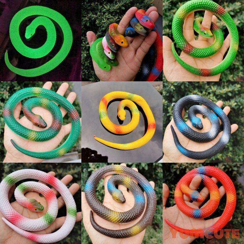 Squishy Animal Toy Educational Learning Toys New Rubber Snake Toys ...