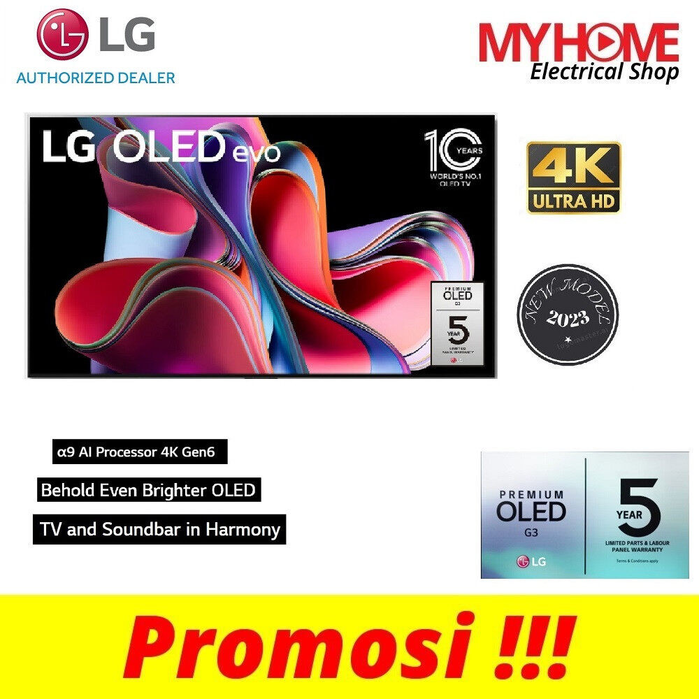 BIG SALE ( DELIVERY KL AND SELANGOR ONLY ) LG OLED evo G3 65" 77" 4K