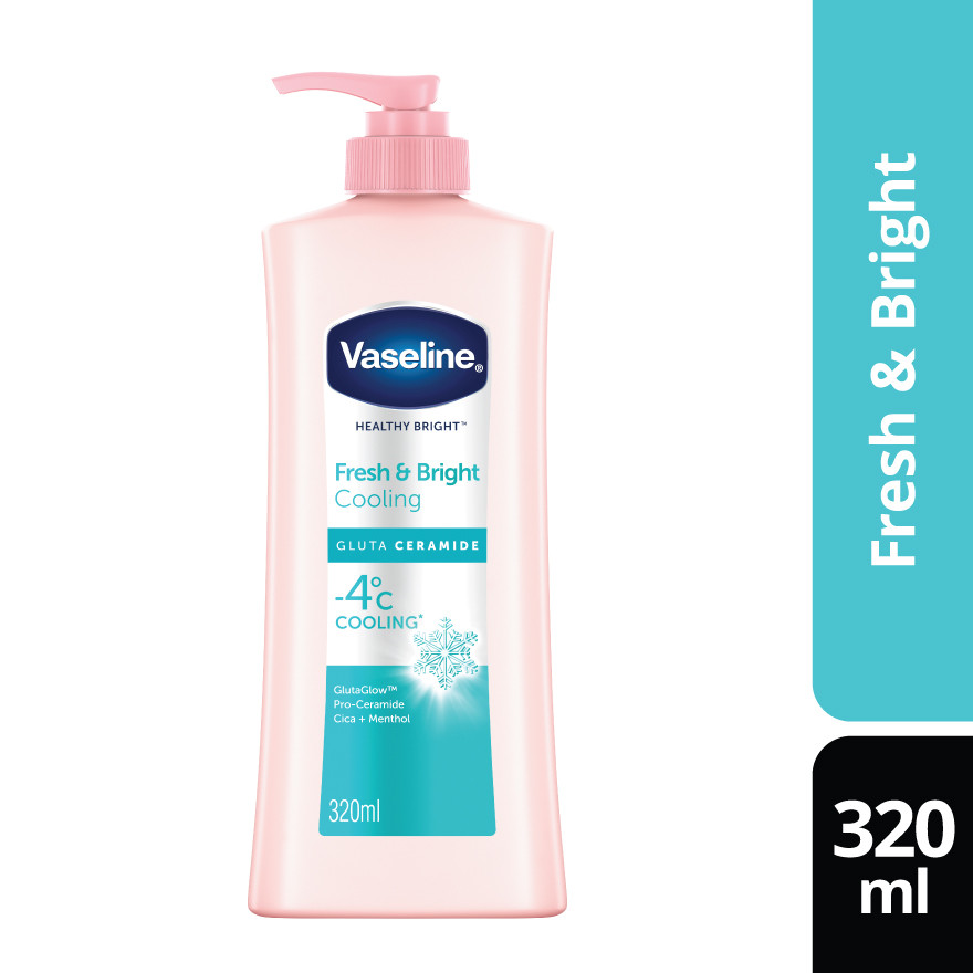 VASELINE Healthy Bright Lotion Fresh & Bright UV 320ml | Shopee Malaysia