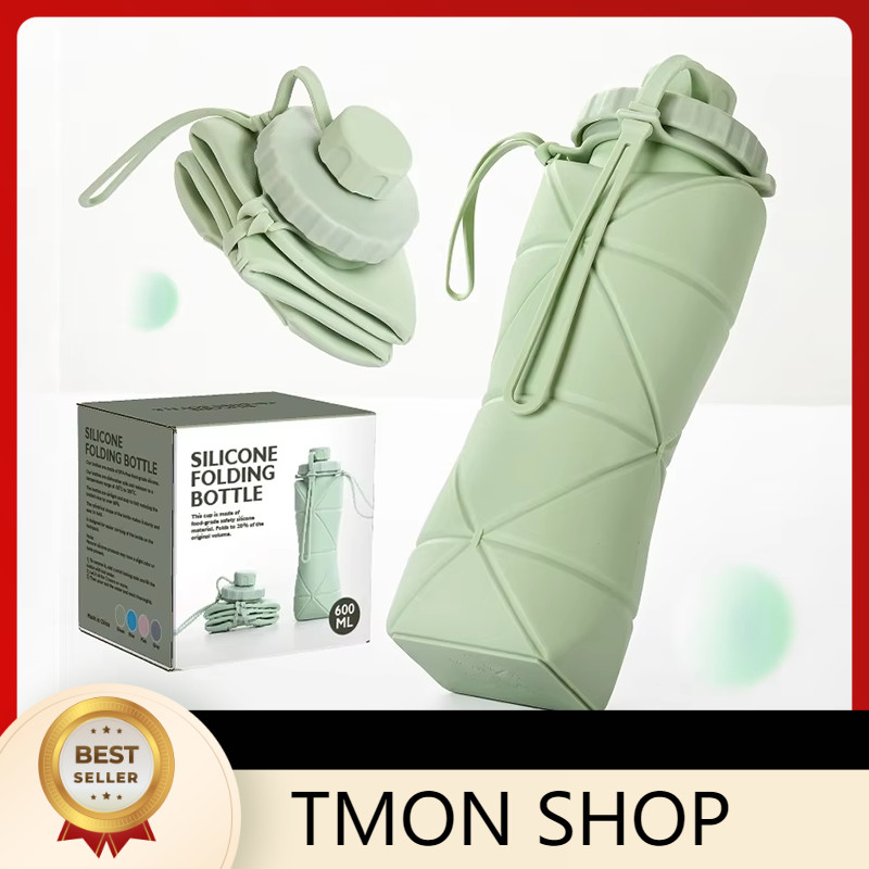 Silicone Collapsible Sports Water Bottles Outdoor Camping Folding Water ...
