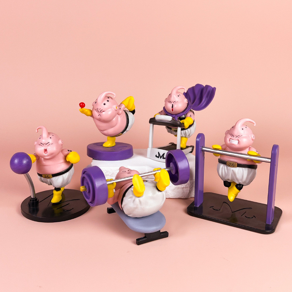 Dragon Ball Figure Demon Buuu Fitness GK Muscle Fat Buuu Horizontal Bar ...