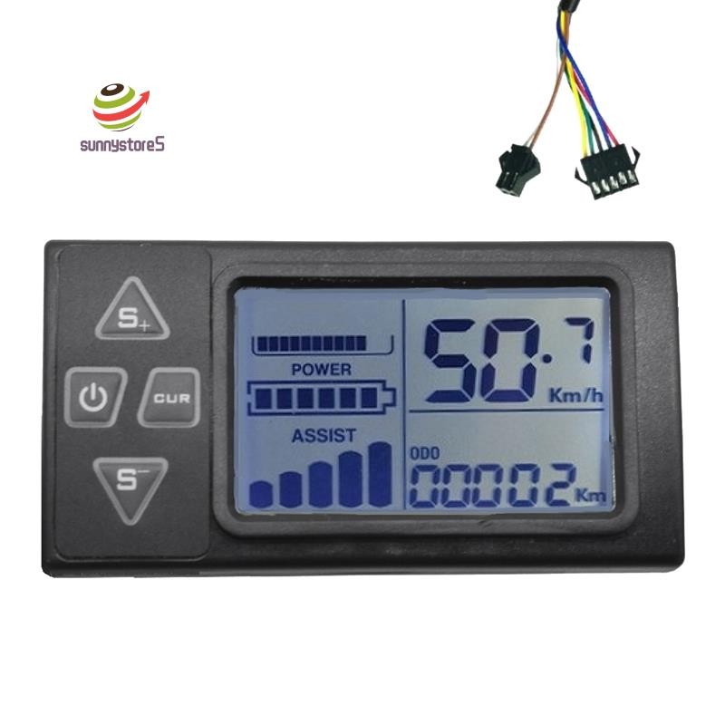 Bicicleta Elétrica Ebike S861 Display Lcd De 6 Pinos Para 24 | Parcelamento sem juros