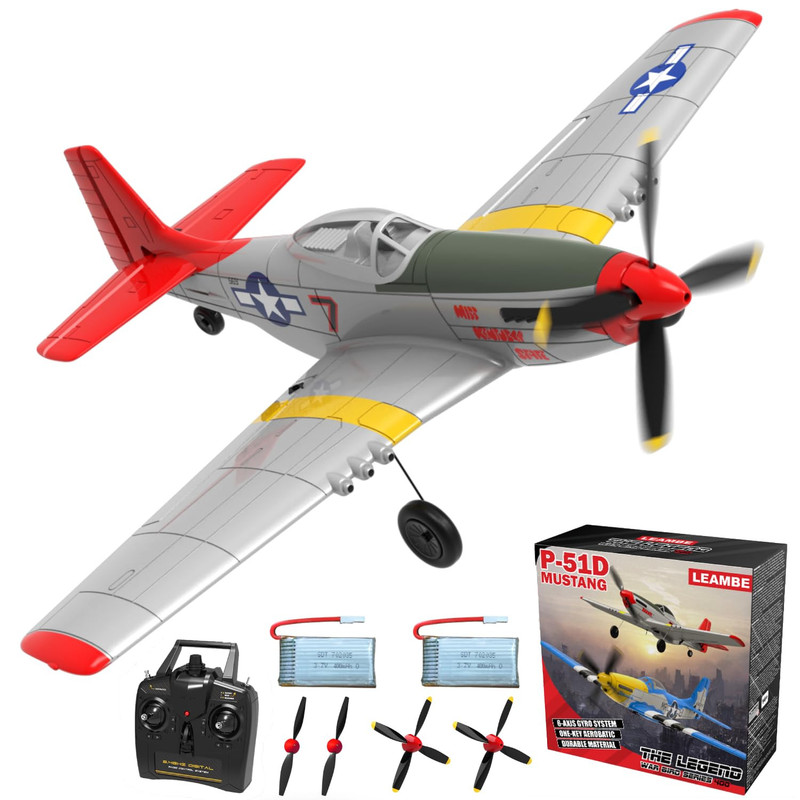 Remote Control Aircraft Plane, RC Plane with 3 Modes for Easy U-Turns ...
