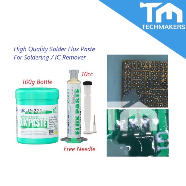 100G Mild Rosin Solder Flux Paste No-Clean Light Odor Welding Flux Repair PCB BGA SMD SMT