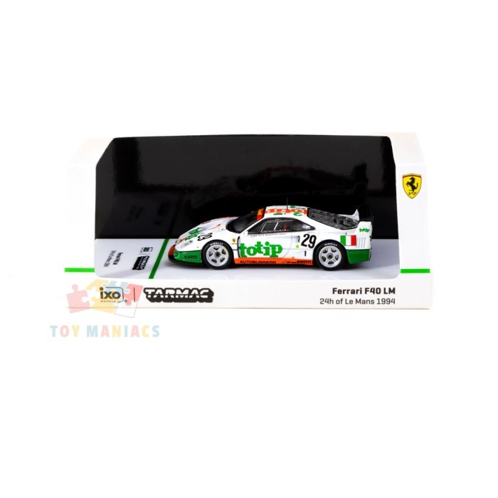 Tarmac Works 1/64 HOBBY64 Ferrari F40 LM 24h of Le Mans 1994 T64-075-94LM29