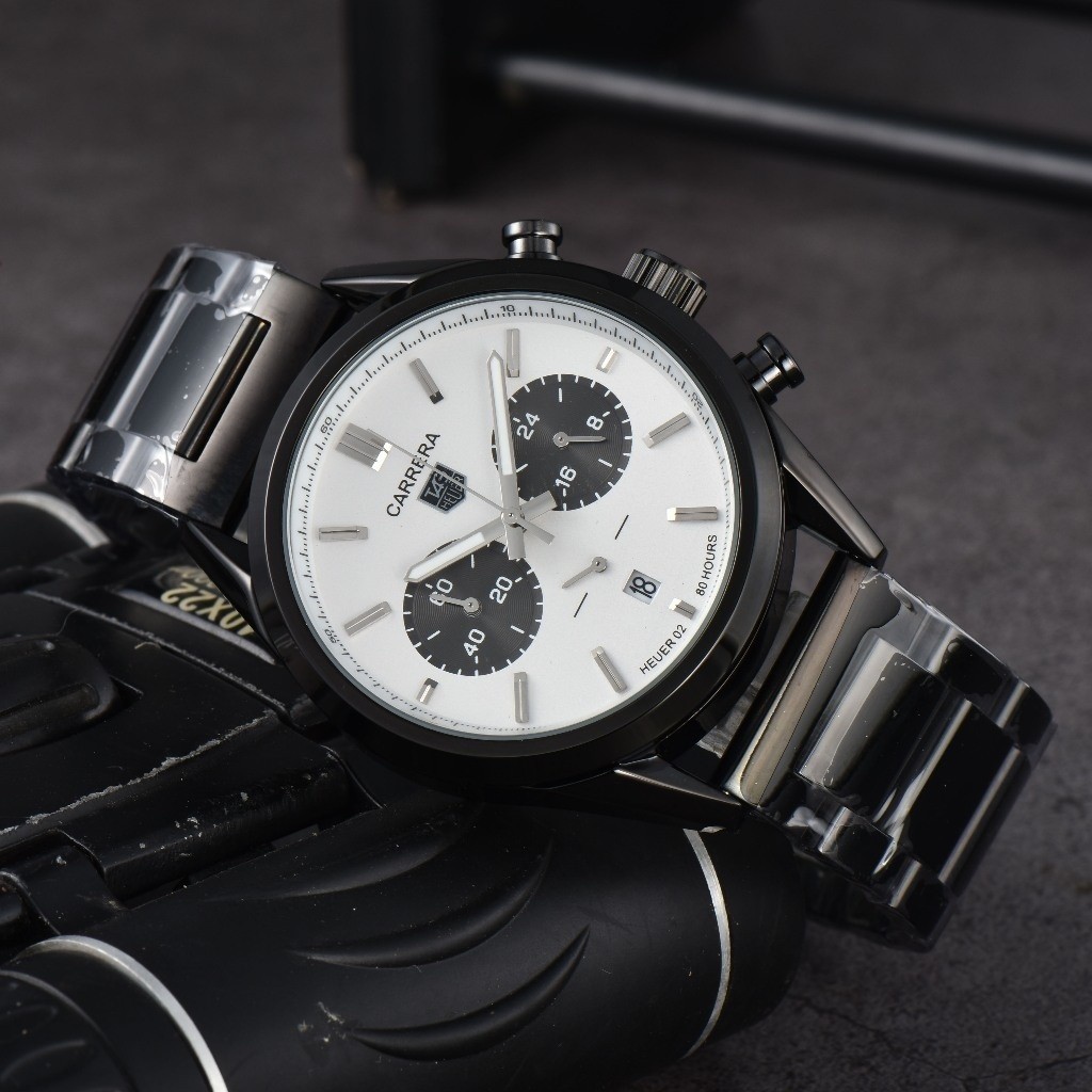 Tag HEUER TEUER mechanical movement Rui watch case stainless steel ...