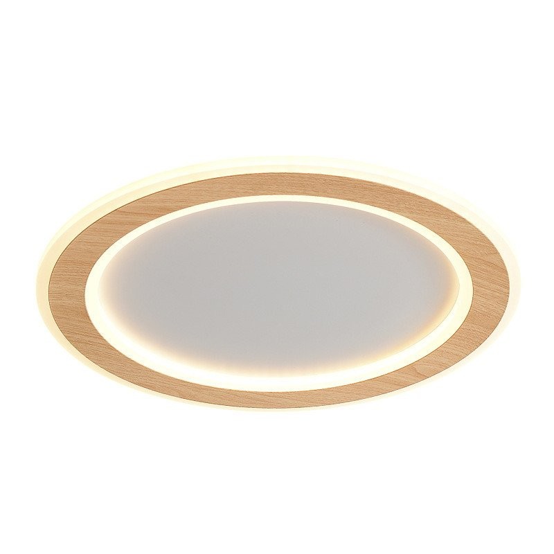 Lampu siling led baru, lampu bilik tidur yang ringkas dan bergaya, kayu ...