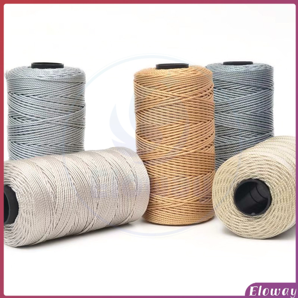 ELY Polypropylene Nylon Sewing Thread for Crochet Knit Bag Hat 100g ...