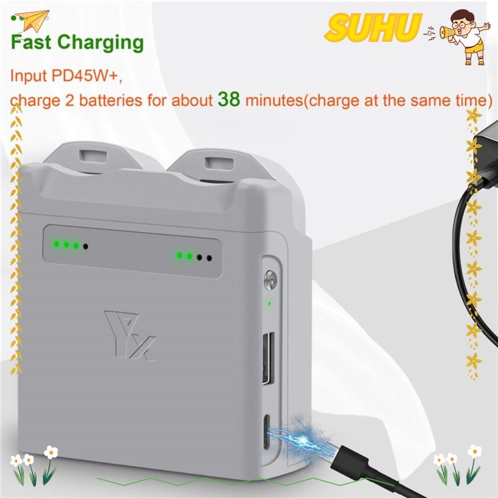 DollaTek 4 Pack USB Drone Battery Cables - Direct Drones