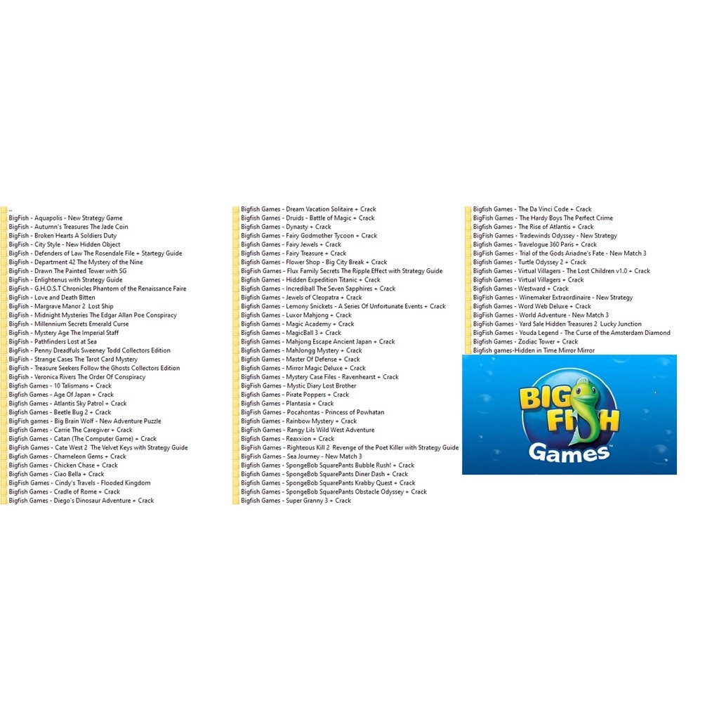 [PC GAME] Big Fish Games Collection [DIGITAL DOWNLOAD][OFFLINE ...