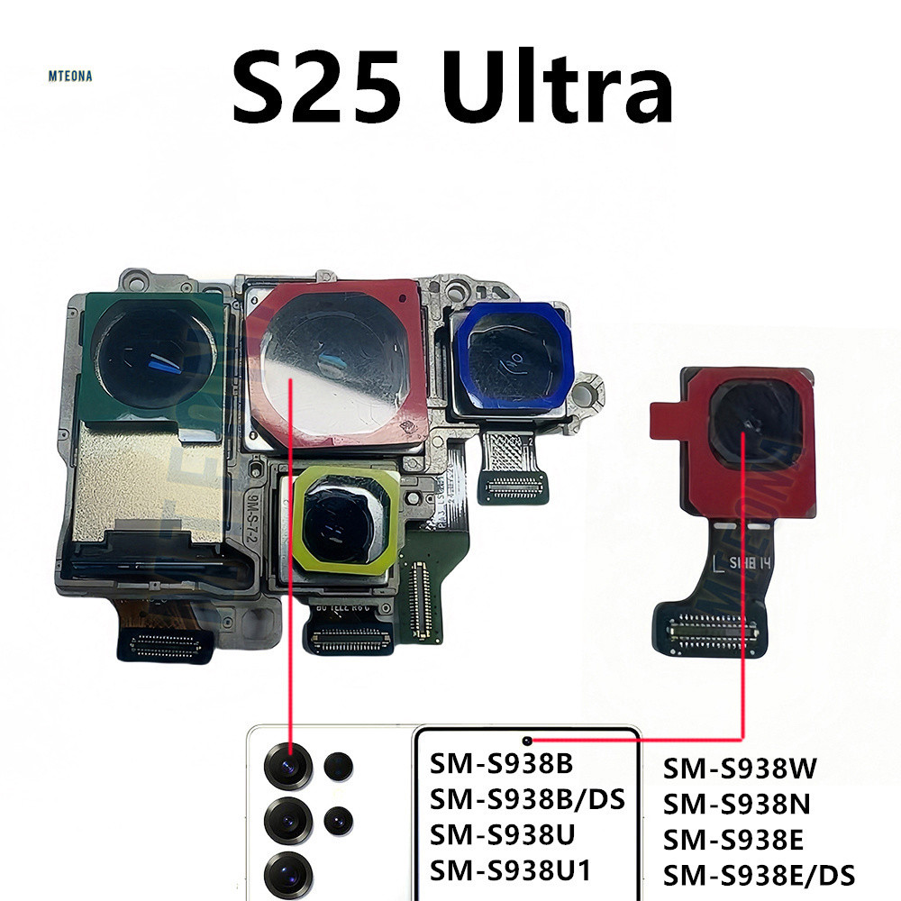 1pcs Front Back Facing Big Main Rear Camera Ultra Wide Module Flex ...