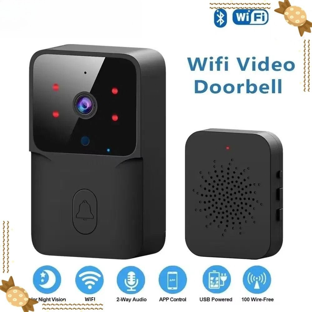 [local stock] Smart Video Doorbell, HD Wireless Doorbell, Infrared ...