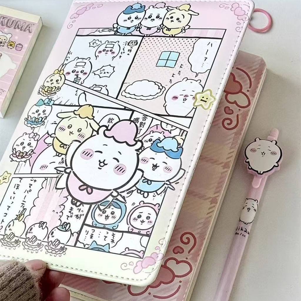 Chiikawa Notebook A5 Japanese Kawaii Lined Journal Thick Paper Notebook ...