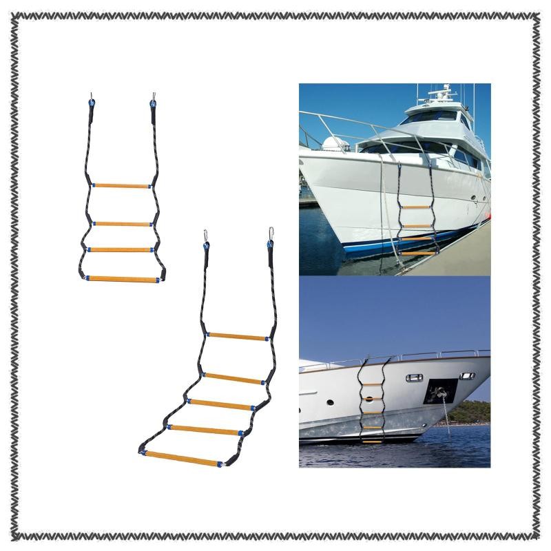 [MCA] Boat Rope Ladder, Boat Ladder Extension Rope Boating Ladder High ...