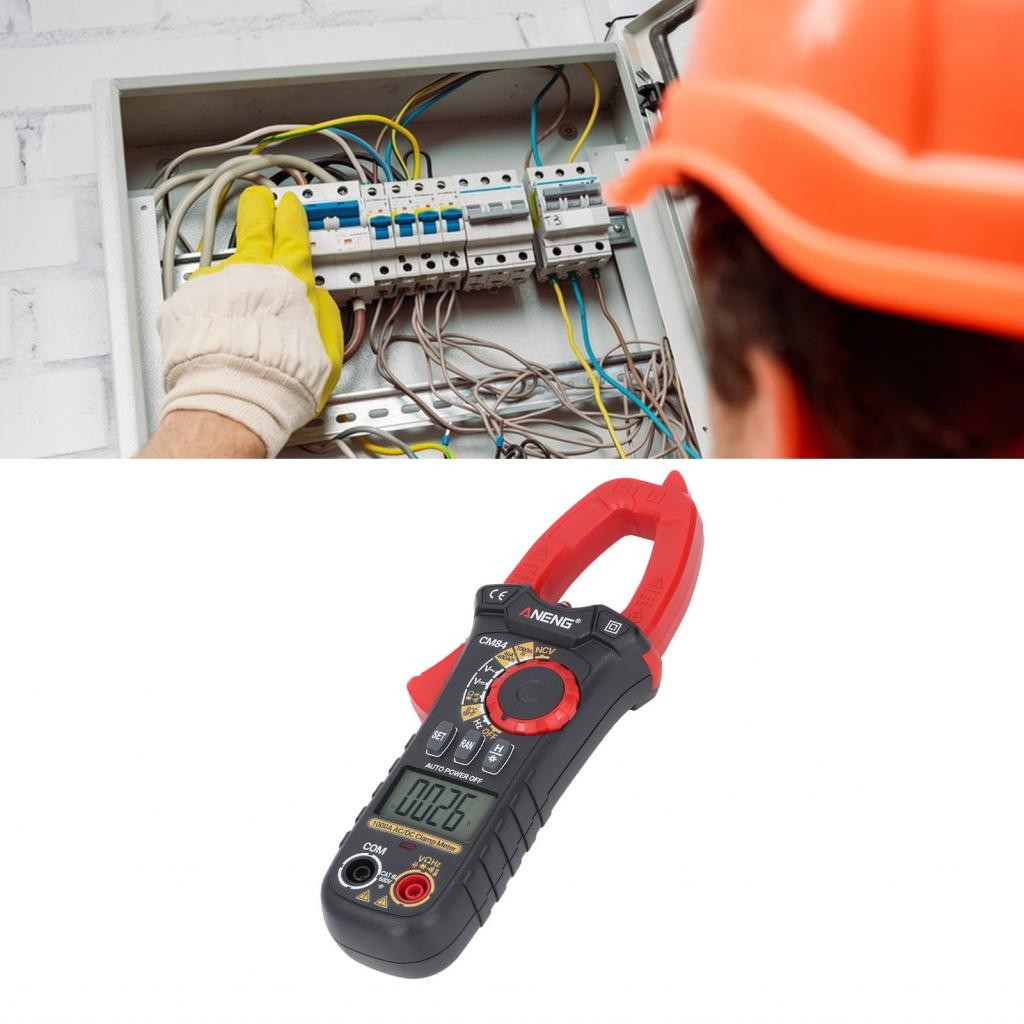 Sinhopsa Clamp Multimeter 28mm Sensing Jaw 1000A High Accuracy AC DC ...