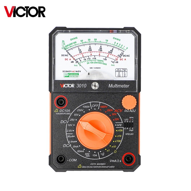 Victor 3021 Analog Multimeter High Precision Pointer Multimetro 1000V ...