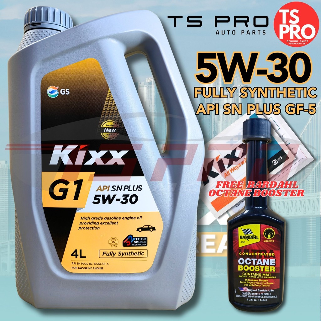 Kixx G1 5W30 API SN Plus GF5 Fully Synthetic Genuine Engine Oil Minyak ...