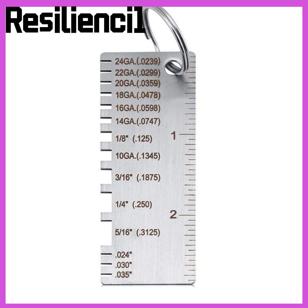 RESILIENCI1 Thickness Gauge, Stainless Steel Multifunctional Welding ...