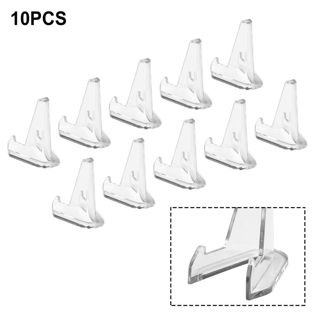 (Mulitibuy) 10X acrylic commemorative coin display stand transparent ...