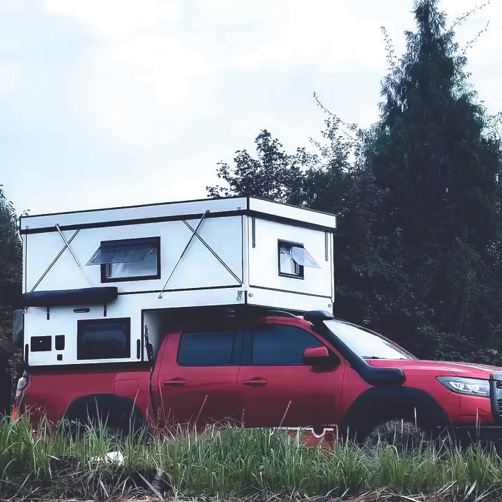 Camper Shell for Pick Up Truck Slide on with Shower Fiberglass for sale ...