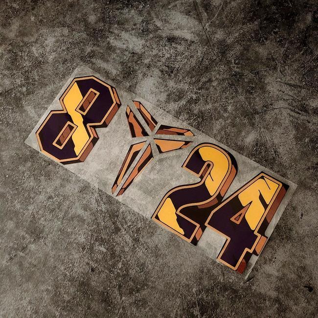 NBA Kobe Kobe Mamba KOBE Car Sticker Lakers James Car Waterproof ...