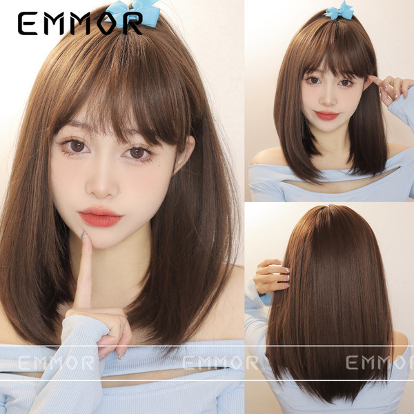 rambut palsu 假發 rambut palsu perempuan Rambut palsu untuk wanita, Jepun ...