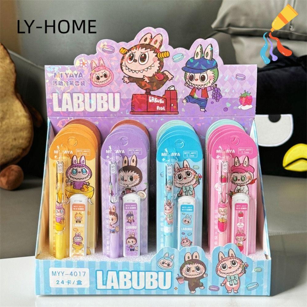 LY-HOME Labubu Automatic Pencil, Stationery Plastic Movable Pencil ...