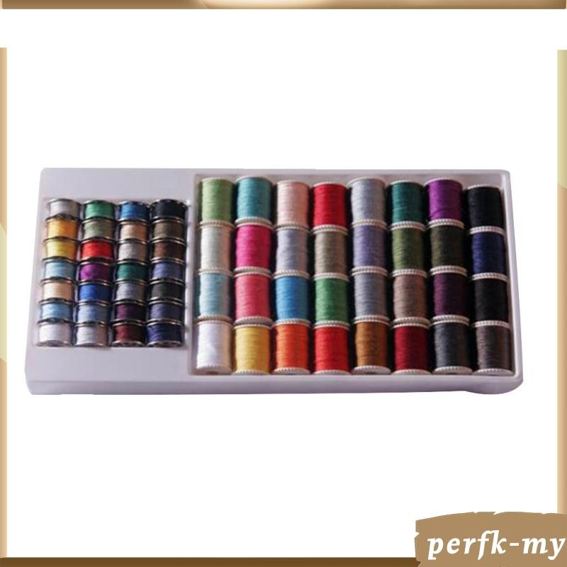 [PerfkMY] 60 Pieces Assorted Sewing Machine Thread Kit Set Sewing ...