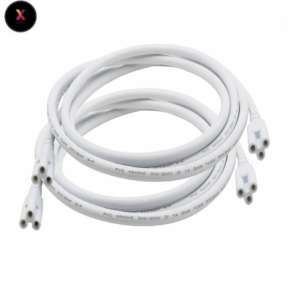 XS 200CM T8 / T5 Cable Wire Connector For LED Integrated Tube Light ...