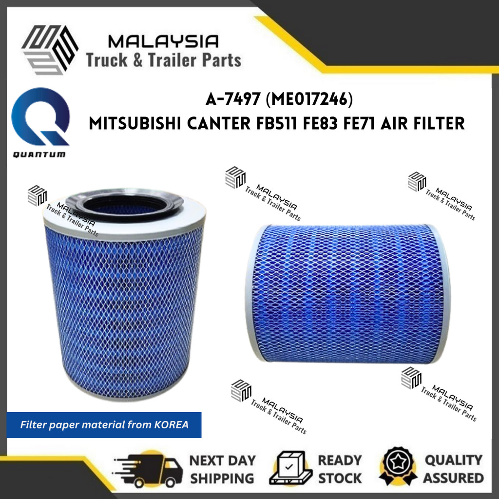 MTTP A-7497 Mitsubishi Canter FB511 FE83 FE71 Air Filter (ME017246 ...