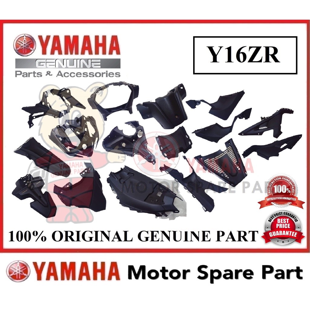 YAMAHA Y16ZR INNER SET 0 COVER HITAM METER TENGAH TANK FRONT FENDER ...