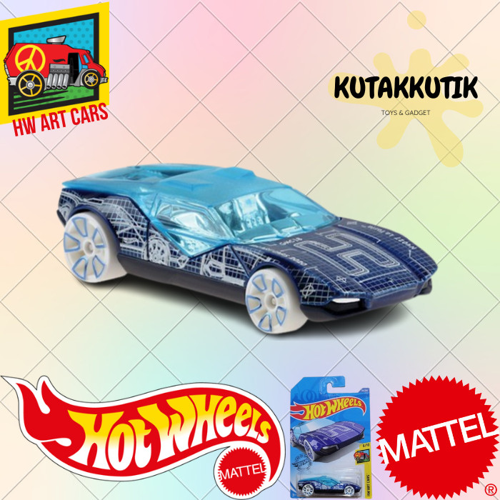 Hot Wheels – La Fasta – HW ART CARS - : Premium Diecast