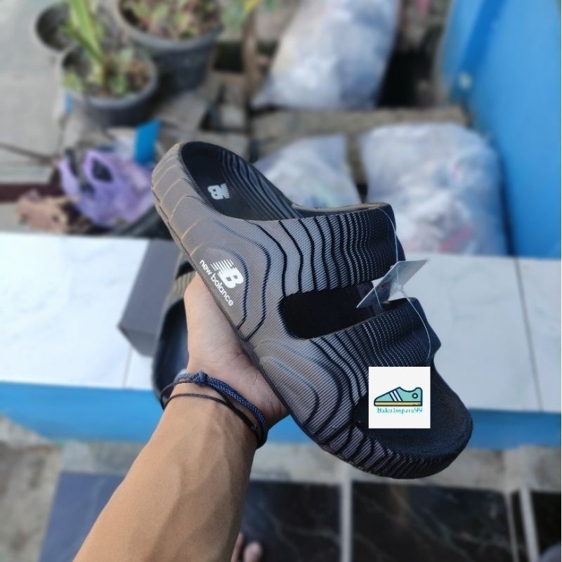 Sandal slide slop New Balance ble tali originall sandal selipar kasual New Balance original Sandals lelaki New Balance original sandals hairpin New balance boleh Shopee Malaysia