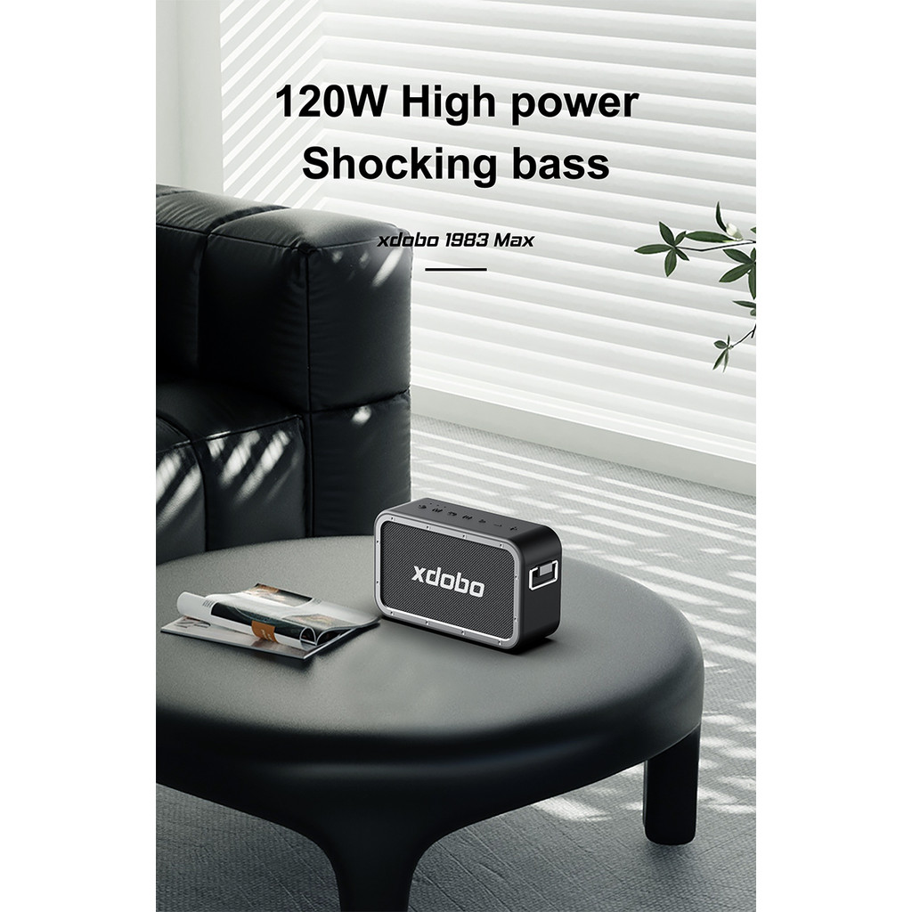 XDOBO 1983 MAX 120W Bluetooth Speaker 15000mAh Wireless Deep Bass