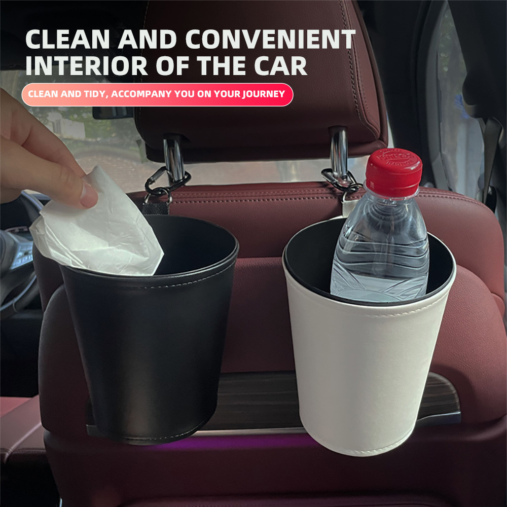 Car Trash Can Car Storage Bucket Car Trash Can Garbage Can Car Side ...