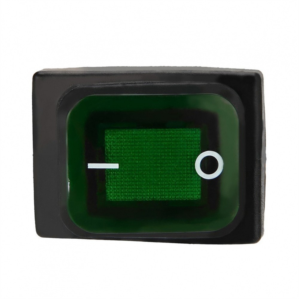 【SWTDRM】Switch Power Switch Rocker Switch Green Waterproof Rocker 1pc 2 ...